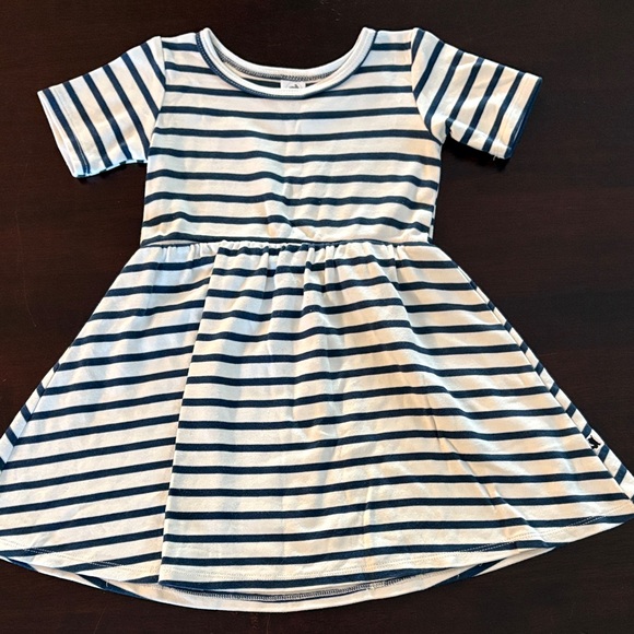 Other - Little & Lively 1-2T Navy and White Striped Dress